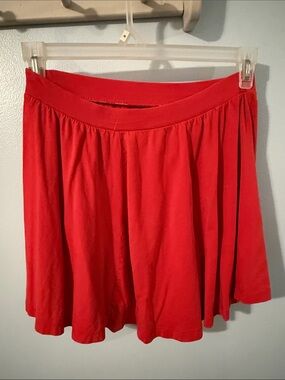 Red Women's Skater Skirt - Classic Casual